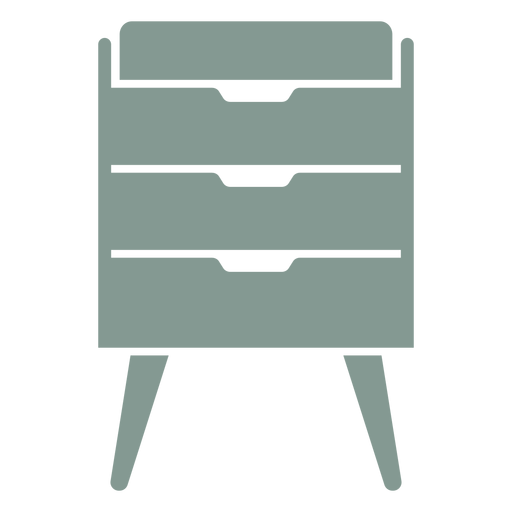 Drawer cabinet furniture silhouette PNG Design
