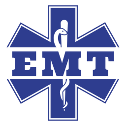 Emergency medical technician badge first responders PNG Design