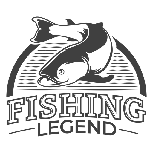 Fishing legend cool PNG Design