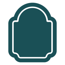 Rótulo plano vertical Desenho PNG