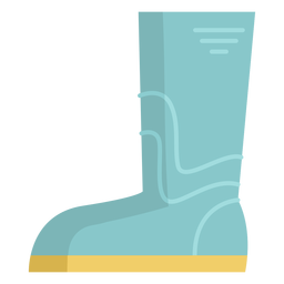 Gardening boots colored Transparent PNG