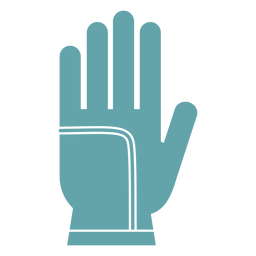 Silhueta de luvas de jardinagem Desenho PNG