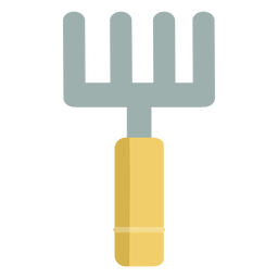 Horquilla de jardinería simple Diseño PNG