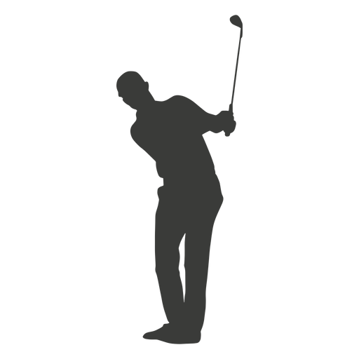 Golfspieler Mann Silhouette PNG-Design