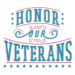 Honrar veteranos letras Desenho PNG