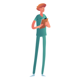 Hospital cute assistant PNG Design
