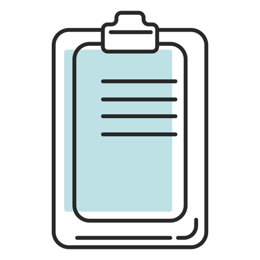 Hospital duotone clipboard PNG Design