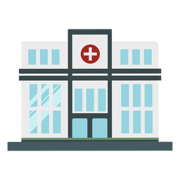 Edificio de piso de hospital Diseño PNG