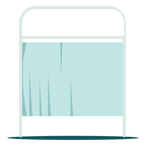 Hospital partition curtain PNG Design
