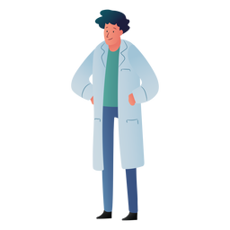 Krankenhaus lächelnder Arzt PNG-Design
