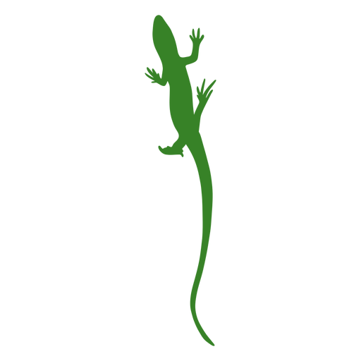 Silhueta de lagarto rastejar Desenho PNG