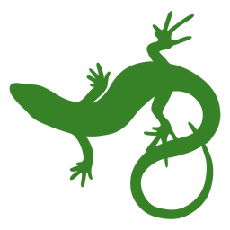 Lizard Silhouette Illustration - Vector Download