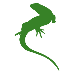 Lizard simple silhouette PNG Design