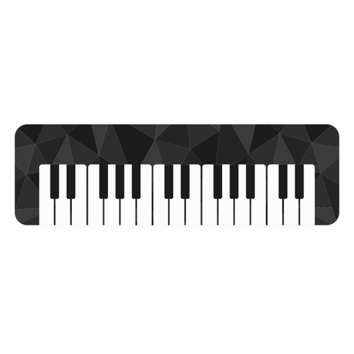 Low poly organ colored PNG Design