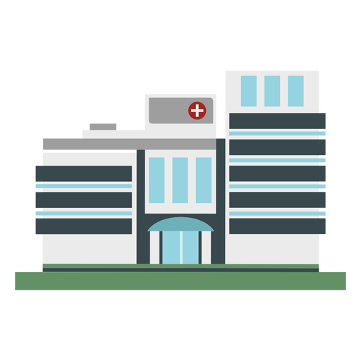 Nice hospital building - Transparent PNG & SVG vector file