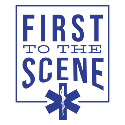 Paramédico primero en la escena Diseño PNG