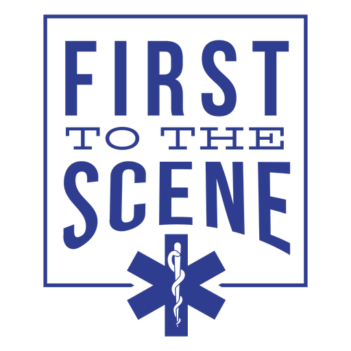 Paramedic first to the scene PNG Design
