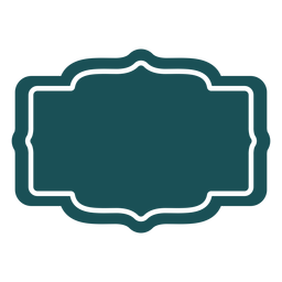 Rótulo de retângulo padronizado Desenho PNG