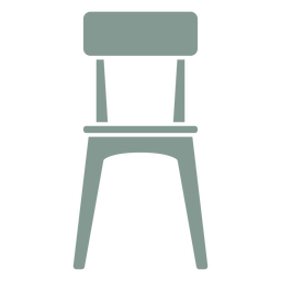 Pretty chair silhouette PNG Design