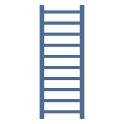 Silhouette simple ladder