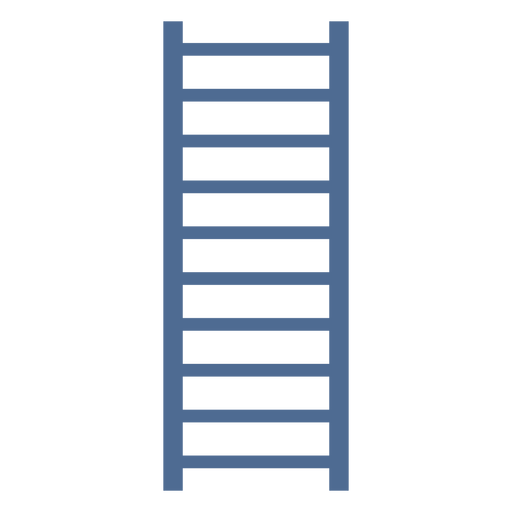 Silhouette einfache Leiter PNG-Design