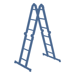 Silhueta simples escada Desenho PNG