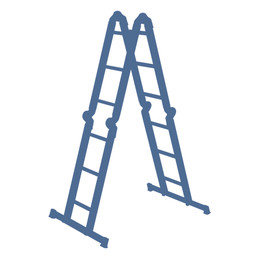 Einfache Leitersilhouette PNG-Design