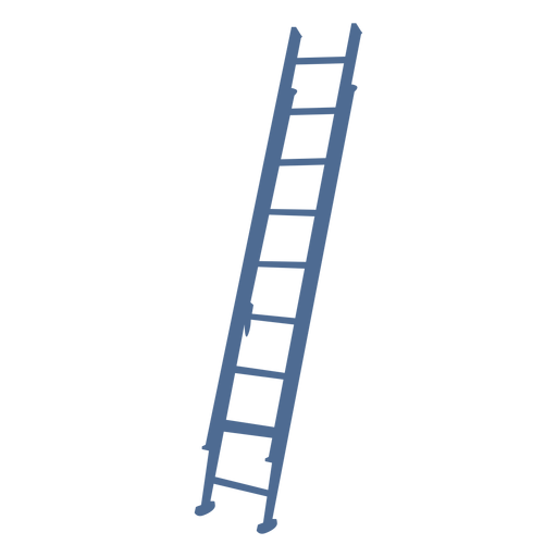 Silhueta de escada reta