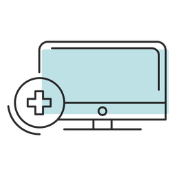 Symbol hospital computer PNG Design