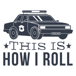 Así es como hago a la policía Diseño PNG