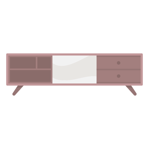 Tv stand colored PNG Design