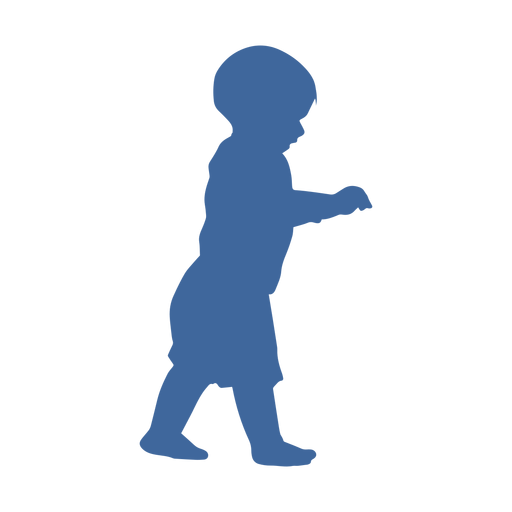 Download Walking Child Silhouette Transparent Png Svg Vector File