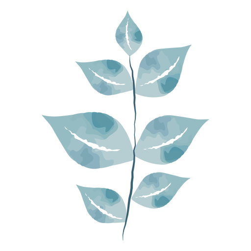 Aquarell Niedliche Blatter Transparenter Png Und Svg Vektor