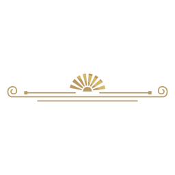 Art deco simple PNG Design