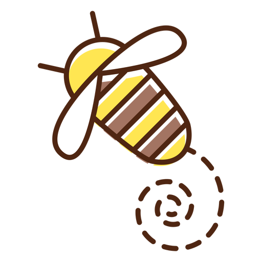 Biene niedliches Insekt PNG-Design