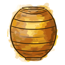 Bee hive simple PNG Design Transparent PNG