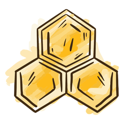 Bee house simple Diseño PNG