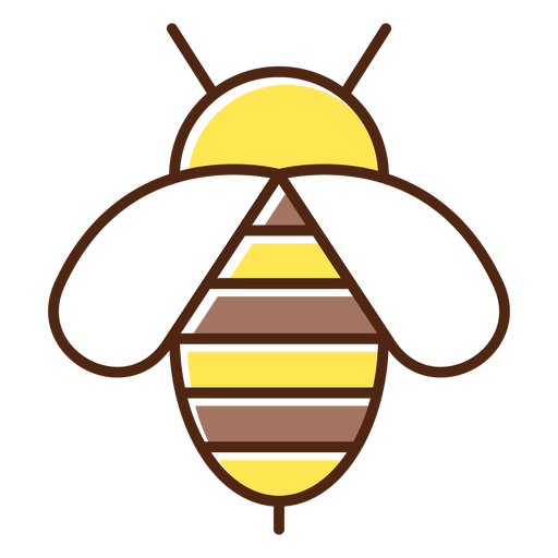 Elemento de abeja Diseño PNG