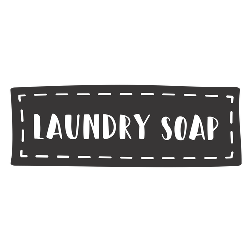 Download Hand drawn laundry soap lettering - Transparent PNG & SVG vector file