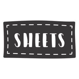 Letras de folhas desenhadas à mão Desenho PNG