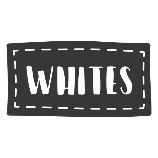 Hand drawn whites lettering