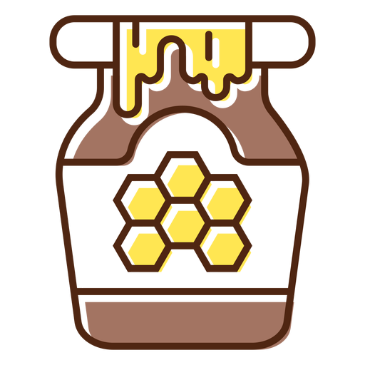 Elemento de icono de miel Diseño PNG