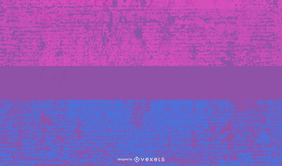 Bandera de orgullo bisexual grunge Bandera de orgullo bisexual grunge