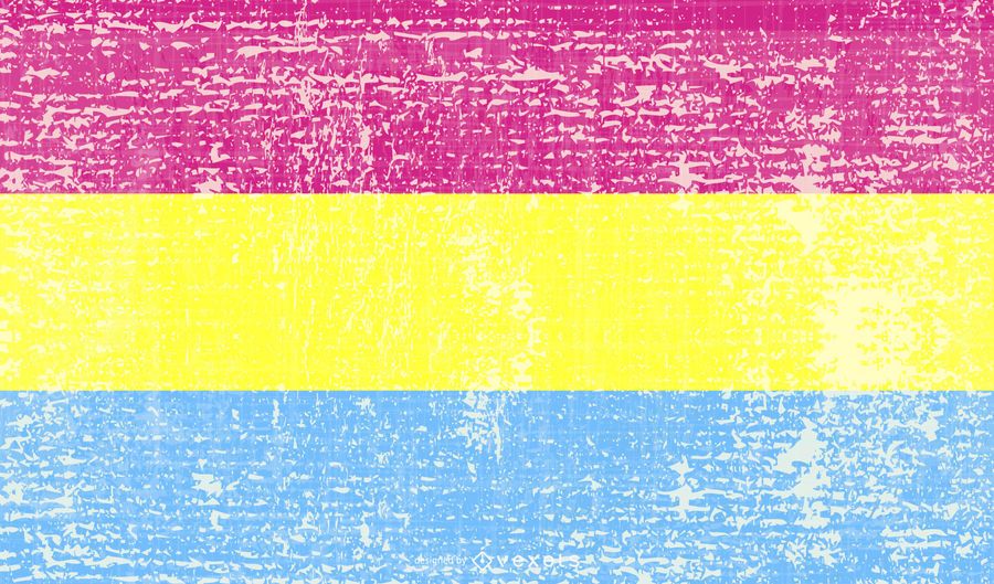 Bandeira Do Orgulho Pansexual Grunge Baixar Vector 