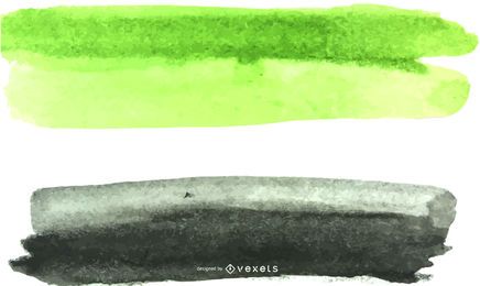 Aromantic pride flag watercolor Aromantic pride flag watercolor