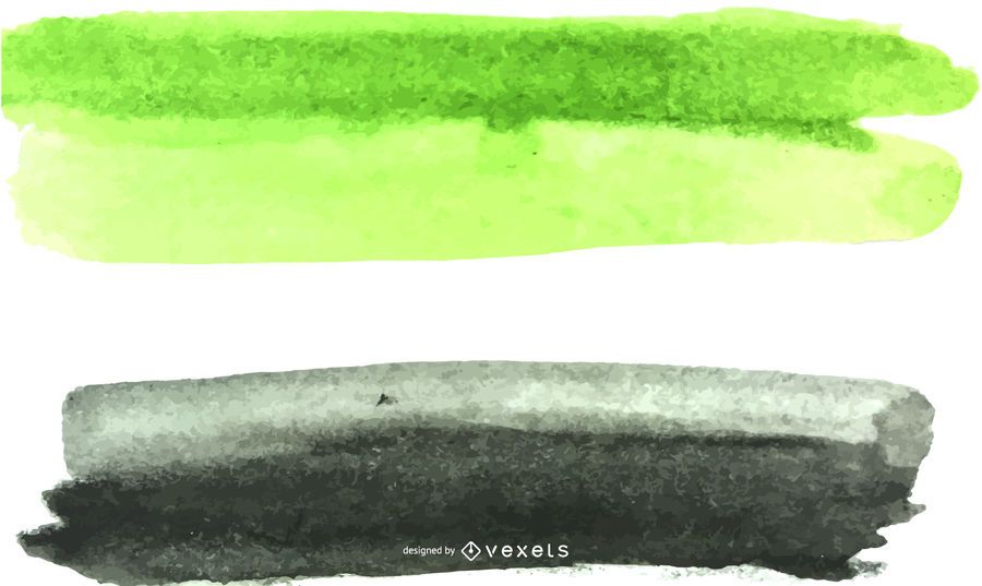 Aromantic pride flag watercolor Aromantic pride flag watercolor