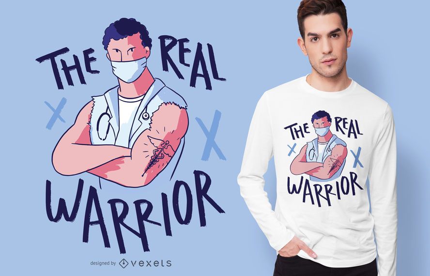Real Warrior T-shirt Design Real Warrior T-shirt Design