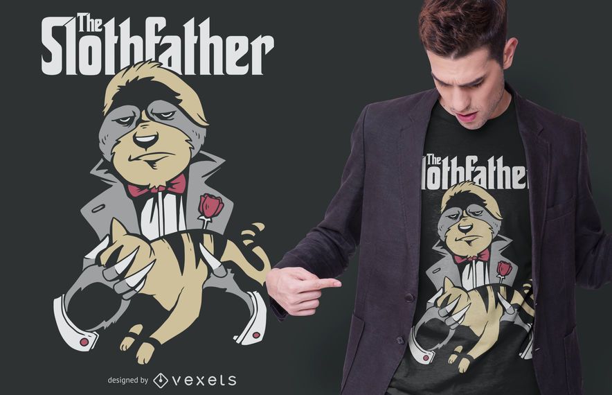 The Slothfather T-shirt Design The Slothfather T-shirt Design