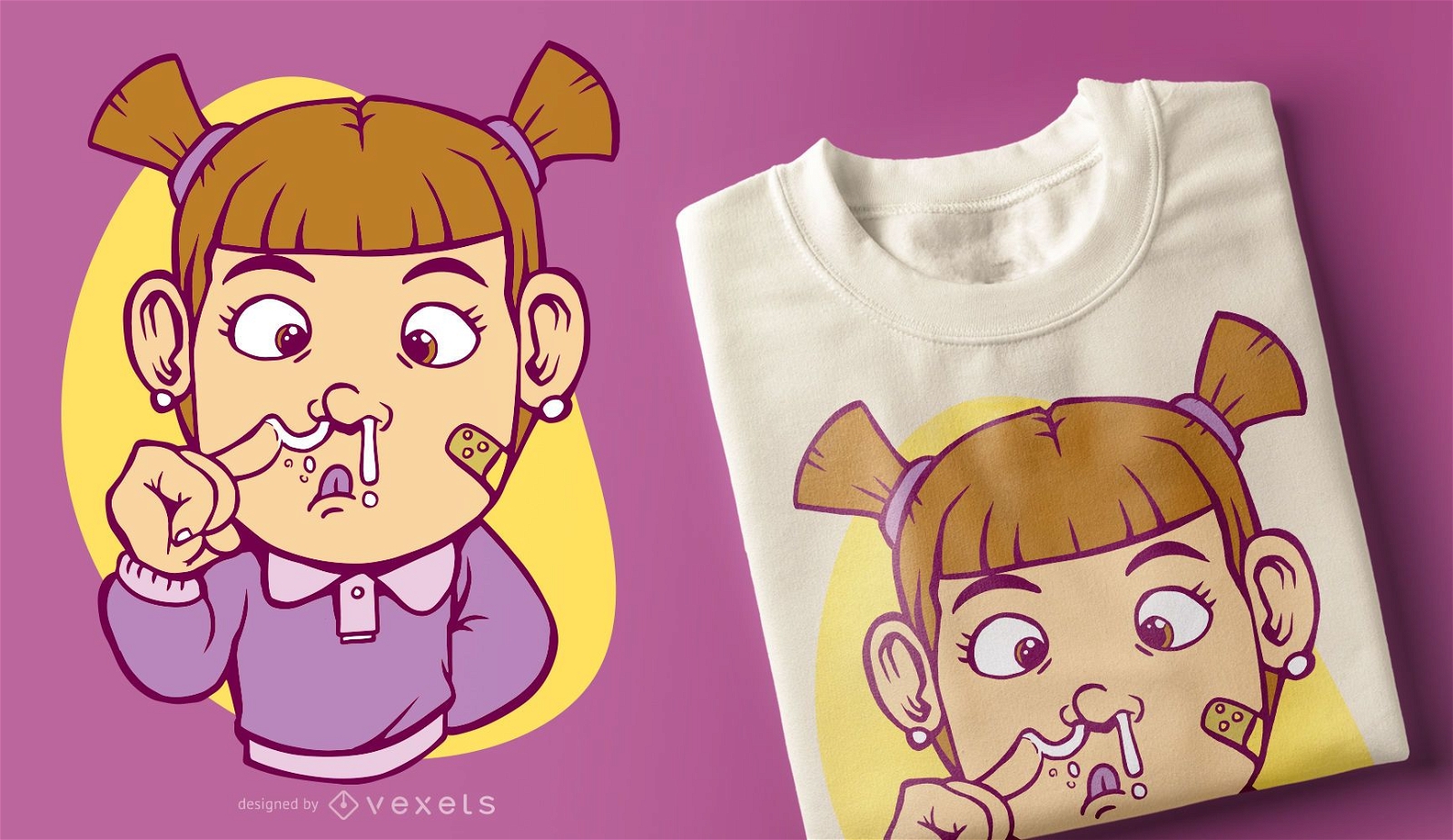 Snotty Girl T-shirt Design