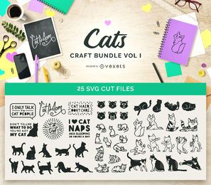 Cats Craft Bundle Vol I